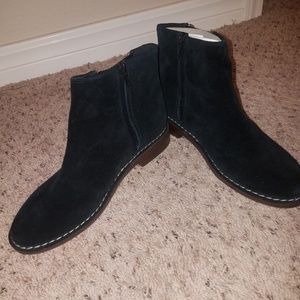 Clarks black booties